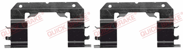 Accessory Kit, disc brake pad (109-1866R-1)