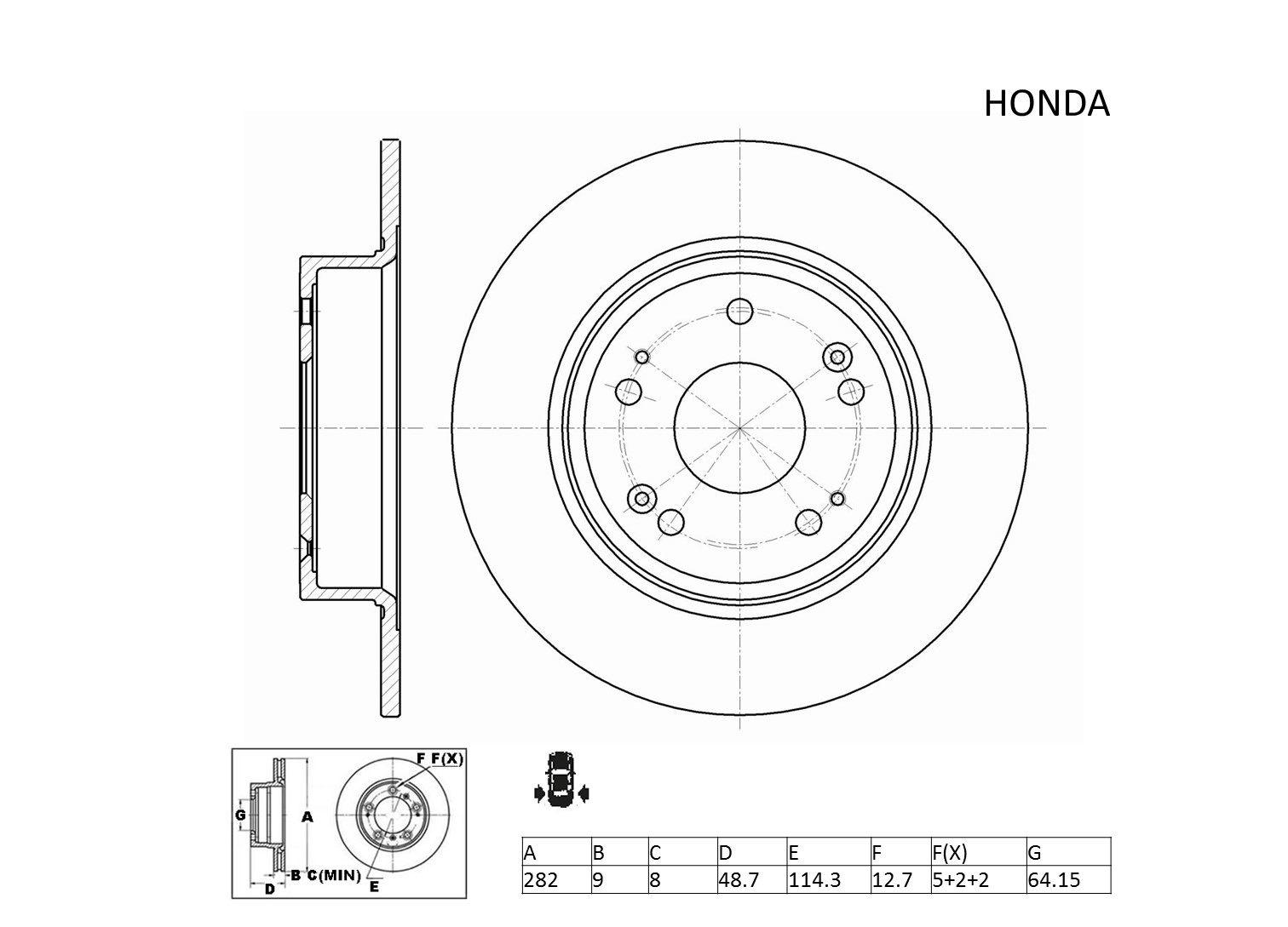 Brake Disc (ACDR2519)