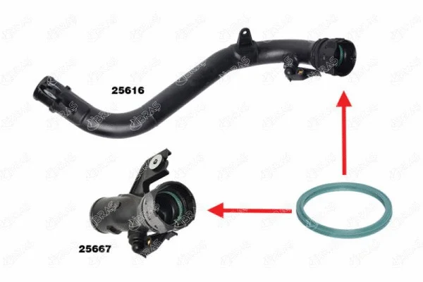 Seal Ring, charge air hose (25617)