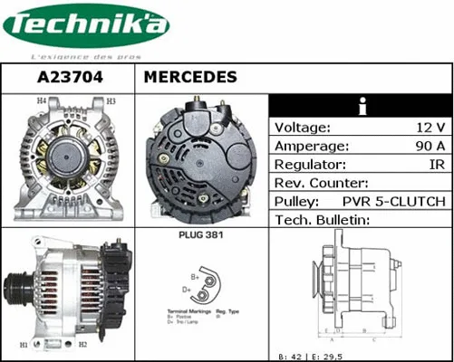Alternator (A23704)