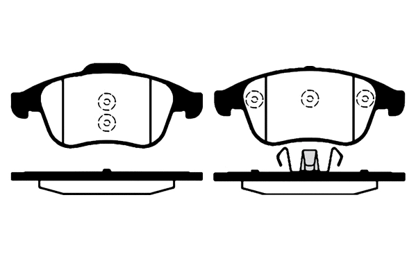 Brake Pad Set, disc brake (01652)