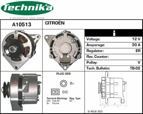 Alternator (A10513)