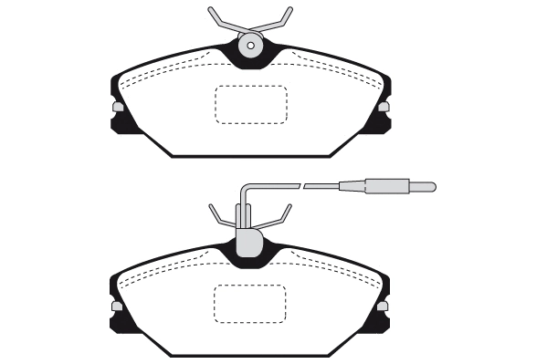 Brake Pad Set, disc brake (01005)
