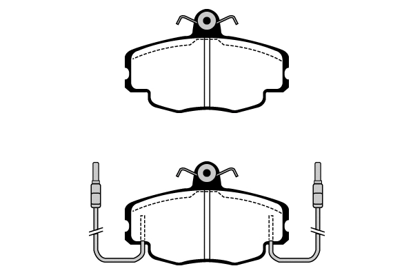 Brake Pad Set, disc brake (01573)