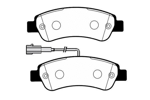 Brake Pad Set, disc brake (02199)