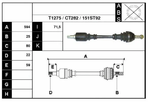 Drive Shaft (18151)