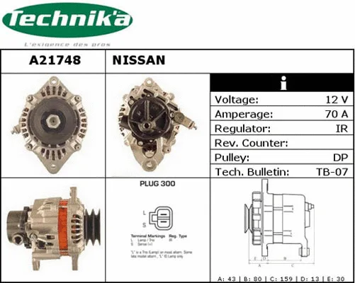 Alternator (A21748)