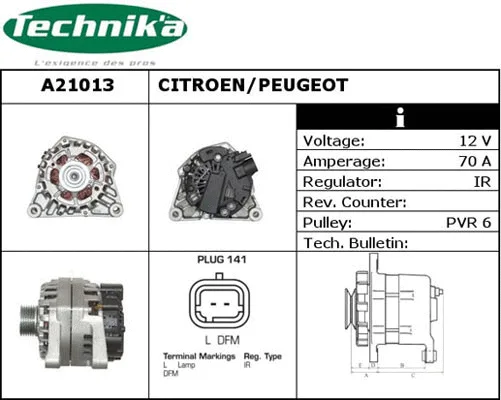 Alternator (A21013)
