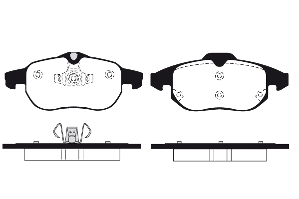 Brake Pad Set, disc brake (01201)