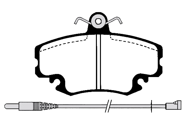 Brake Pad Set, disc brake (01002)