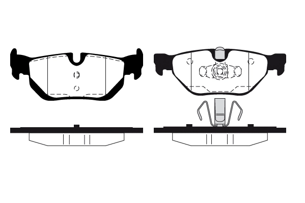 Brake Pad Set, disc brake (02165)