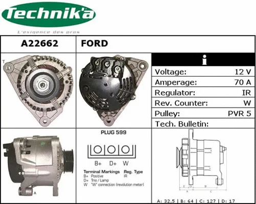 Alternator (A22662)