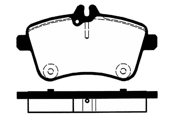 Brake Pad Set, disc brake (01768)