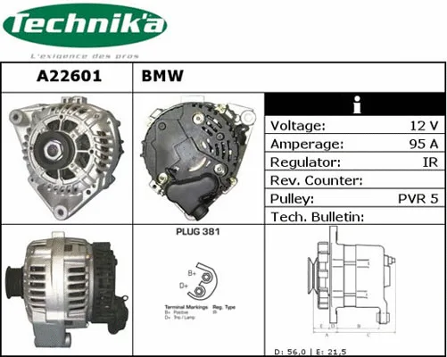 Alternator (A22601)