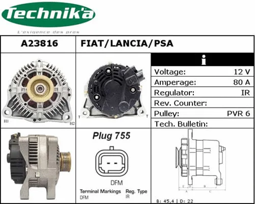Alternator (A23816)