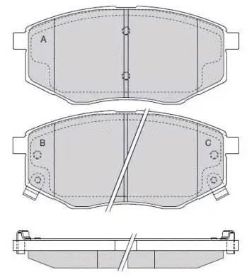 Brake Pad Set, disc brake (01896)
