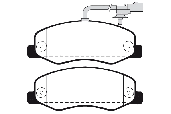 Brake Pad Set, disc brake (02283A)