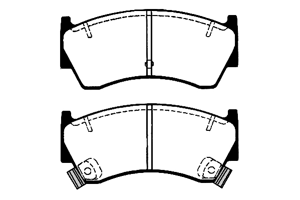 Brake Pad Set, disc brake (01257)