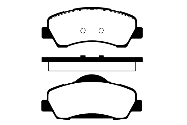 Brake Pad Set, disc brake (01849A)