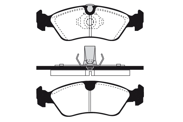 Brake Pad Set, disc brake (01583)
