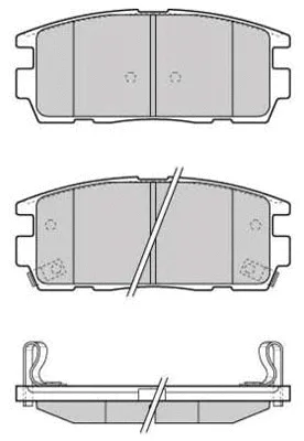 Brake Pad Set, disc brake (01867A)