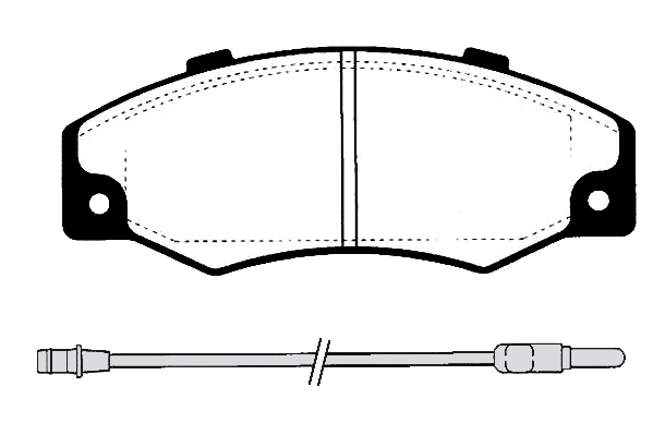 Brake Pad Set, disc brake (01010A)