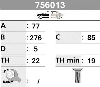 Brake Disc (756013)