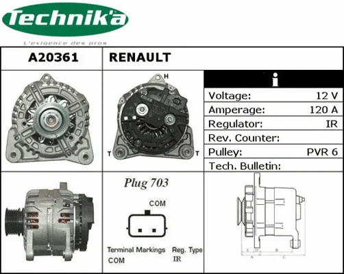 Alternator (A20361)