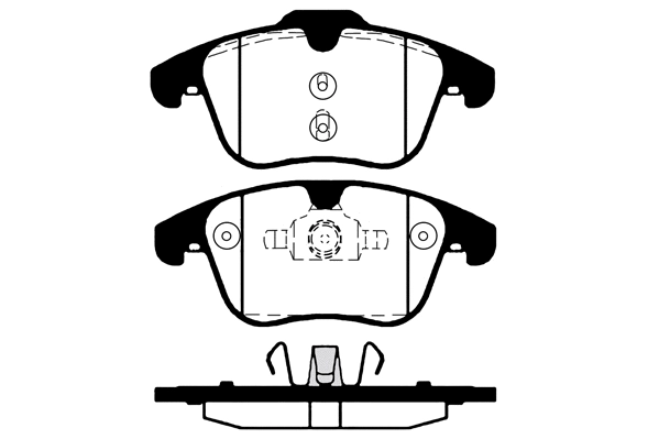 Brake Pad Set, disc brake (01662)