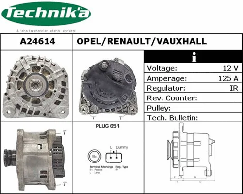 Alternator (A24614)