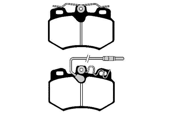 Brake Pad Set, disc brake (01006)