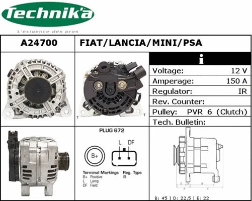 Alternator (A24700)