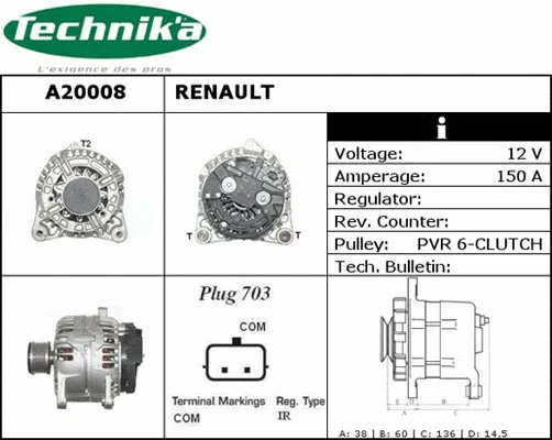 Alternator (A20008)