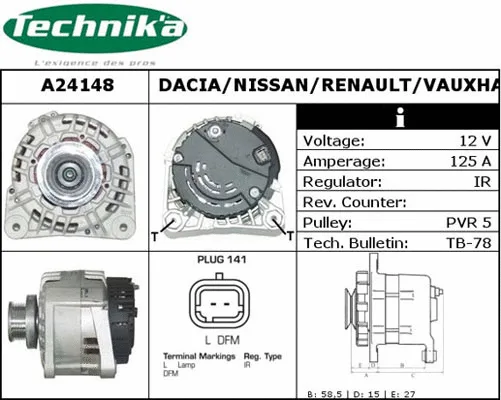 Alternator (A24148)