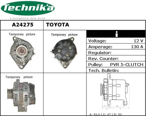 Alternator (A24275)