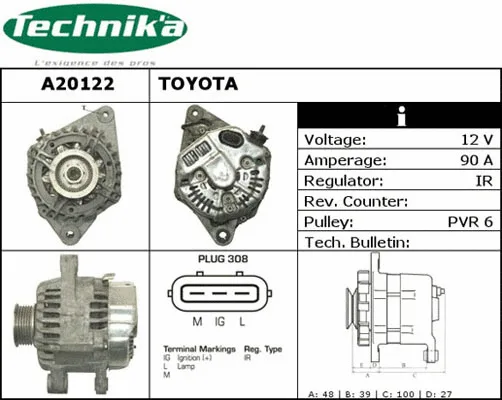 Alternator (A20122)