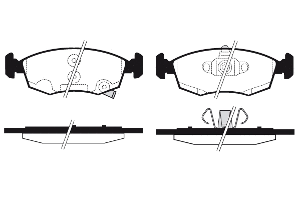 Brake Pad Set, disc brake (01893)