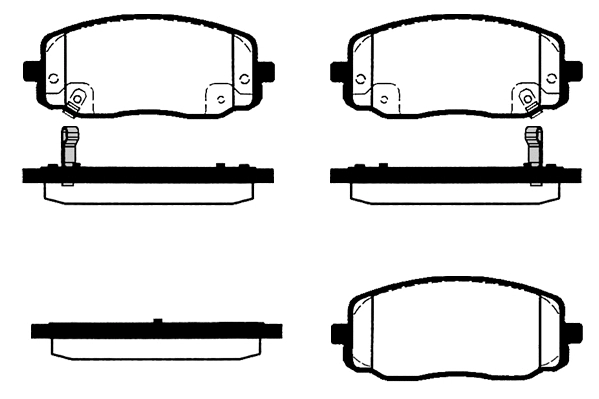 Brake Pad Set, disc brake (01710A)