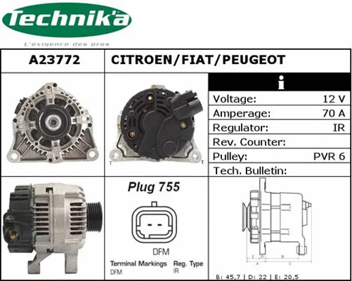Alternator (A23772)
