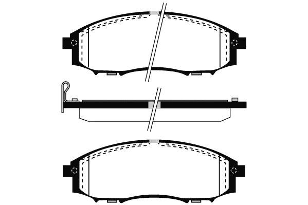 Brake Pad Set, disc brake (01882)