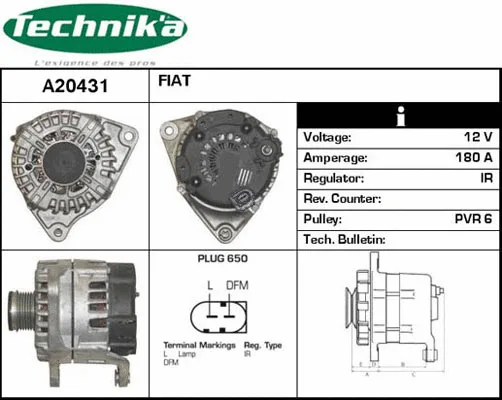 Alternator (A20431)