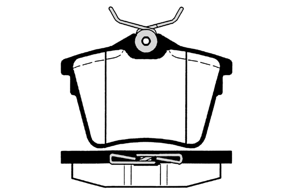 Brake Pad Set, disc brake (02162)