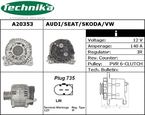 Alternator (A20353)