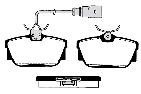 Brake Pad Set, disc brake (02137)