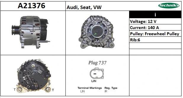 Alternator (A21376)