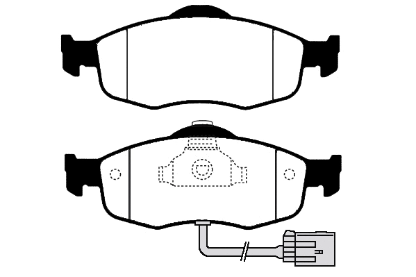Brake Pad Set, disc brake (01072)