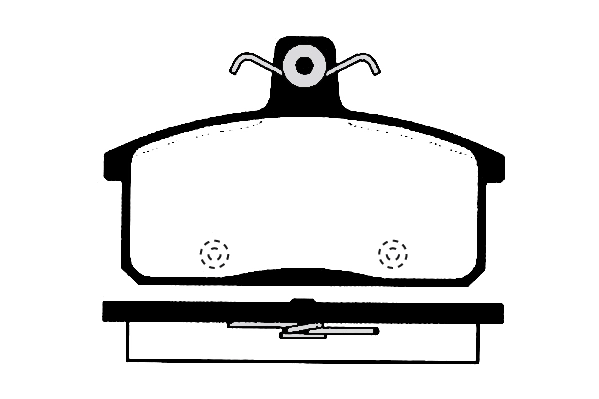 Brake Pad Set, disc brake (01348)