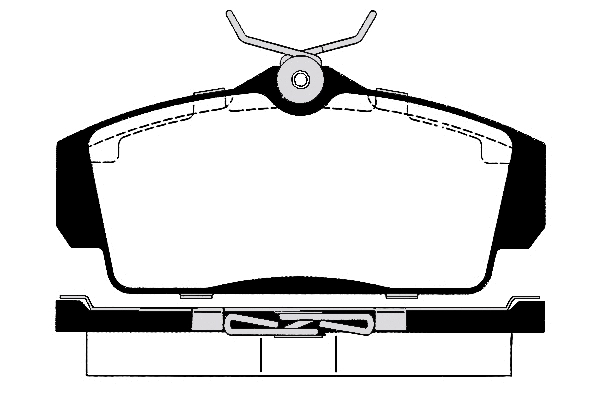 Brake Pad Set, disc brake (01484B)