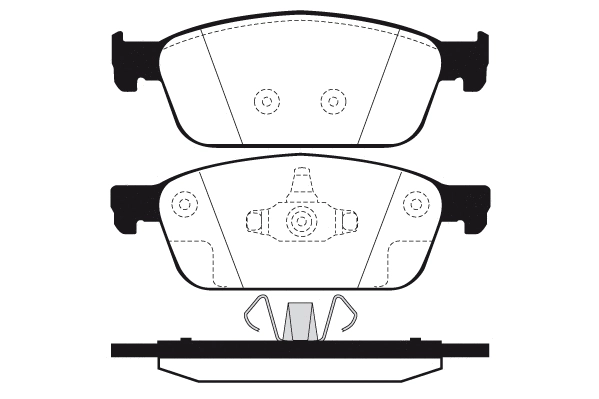 Brake Pad Set, disc brake (01895B)
