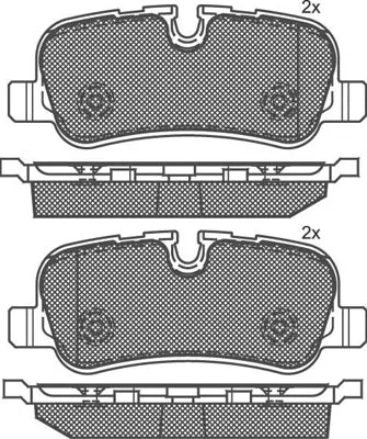 Brake Pad Set, disc brake (02167)